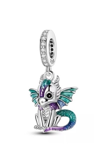 Dragon charm bead s925 - charm,