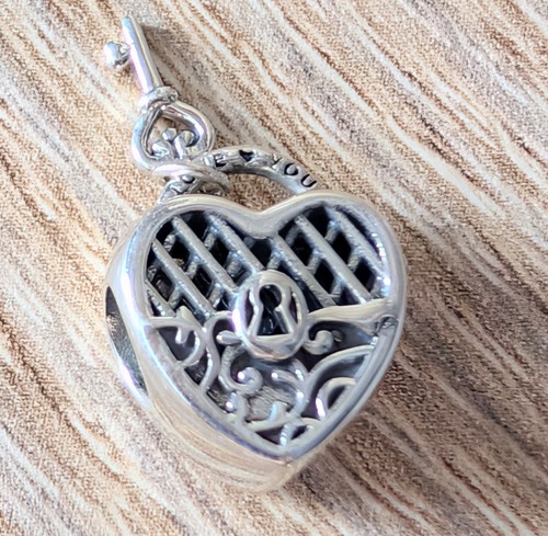 Pandora key heart charm - my,