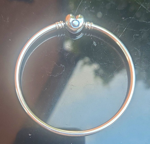 Pandora silver round charm - round,