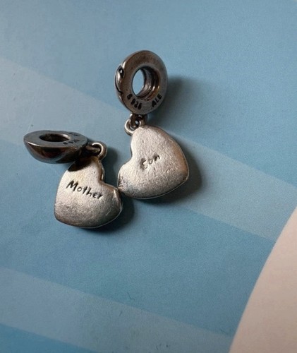 Silver s925 dangling heart - silver,
