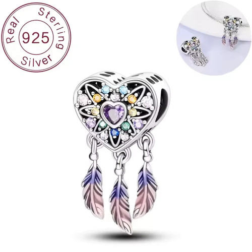 S925 sterling silver charm - s925,
