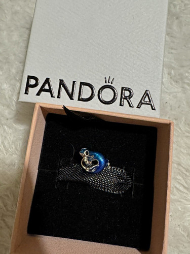 Pandora silver blue enamel - &,