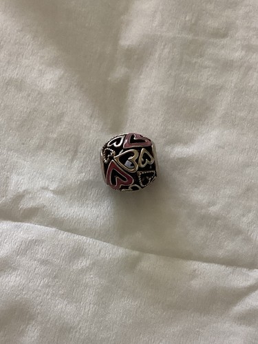 Pandora silver and pink open - pandora,