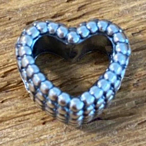 Pandora silver metal - silver, heart