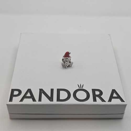 Pandora seated santa claus red - pandora,