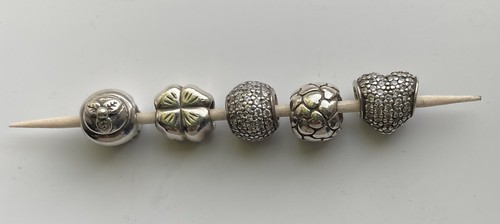 Genuine pandora charms - x,