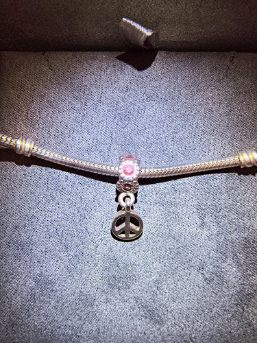 Genuine pandora peace charm - peace,