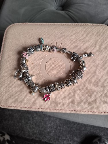Pandora charm bracelet - pandora, with