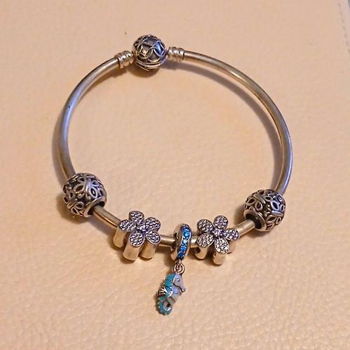 Pandora silver charm - silver,