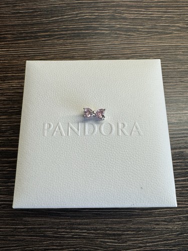Pandora sparkling pink bow - pandora,