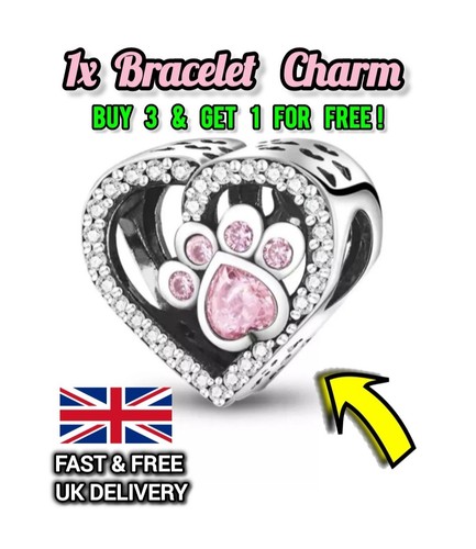 Pave paw heart - pave,