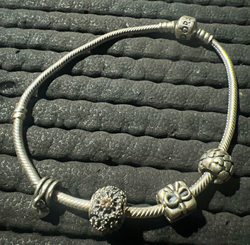 Pandora sterling silver snake - pandora,