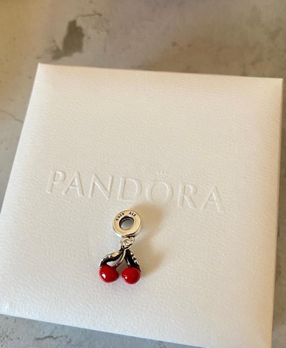 Pandora red cherry dangle - ,