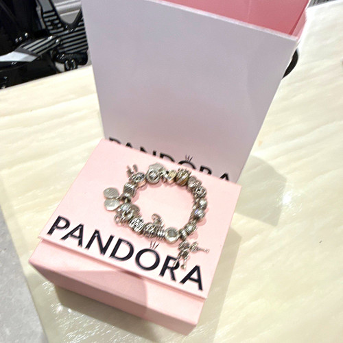 Pandora silver snake chain - silver,